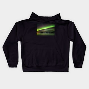 Aurora Borealis in Snæfellsnes, Iceland Kids Hoodie